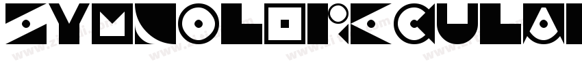 symbol regular字体转换